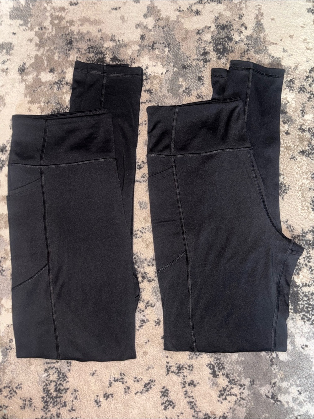 Victoria's Secret Black High-Rise Seam Leggings Set